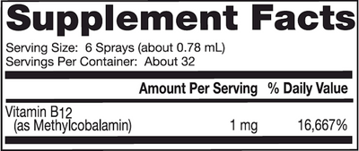 Vitamin B-12 Energy Booster .85 fl oz Curated Wellness