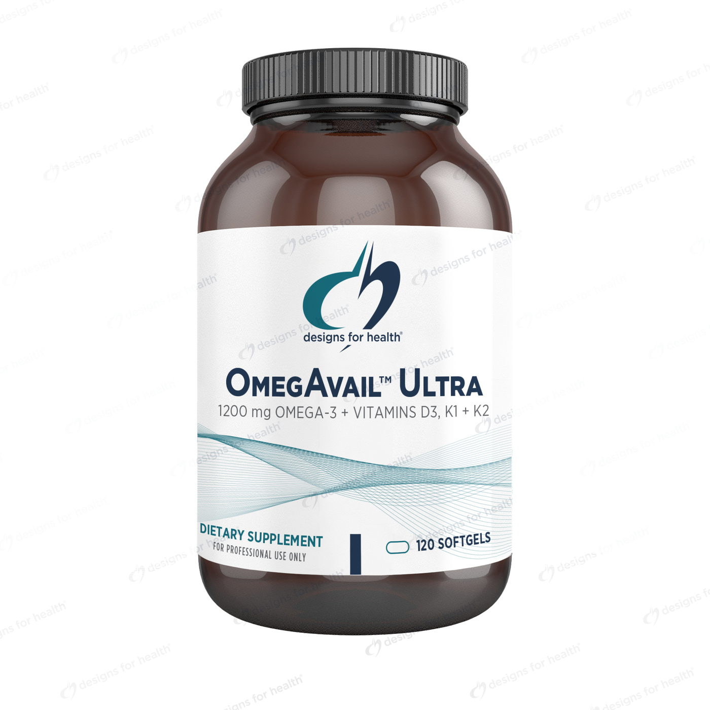 OmegAvail Ultra w/D3, K1, K2 120softgels Curated Wellness