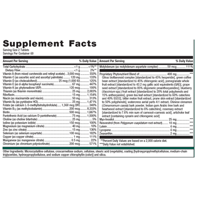 PhytoMulti® Multivitamin 120t Curated Wellness