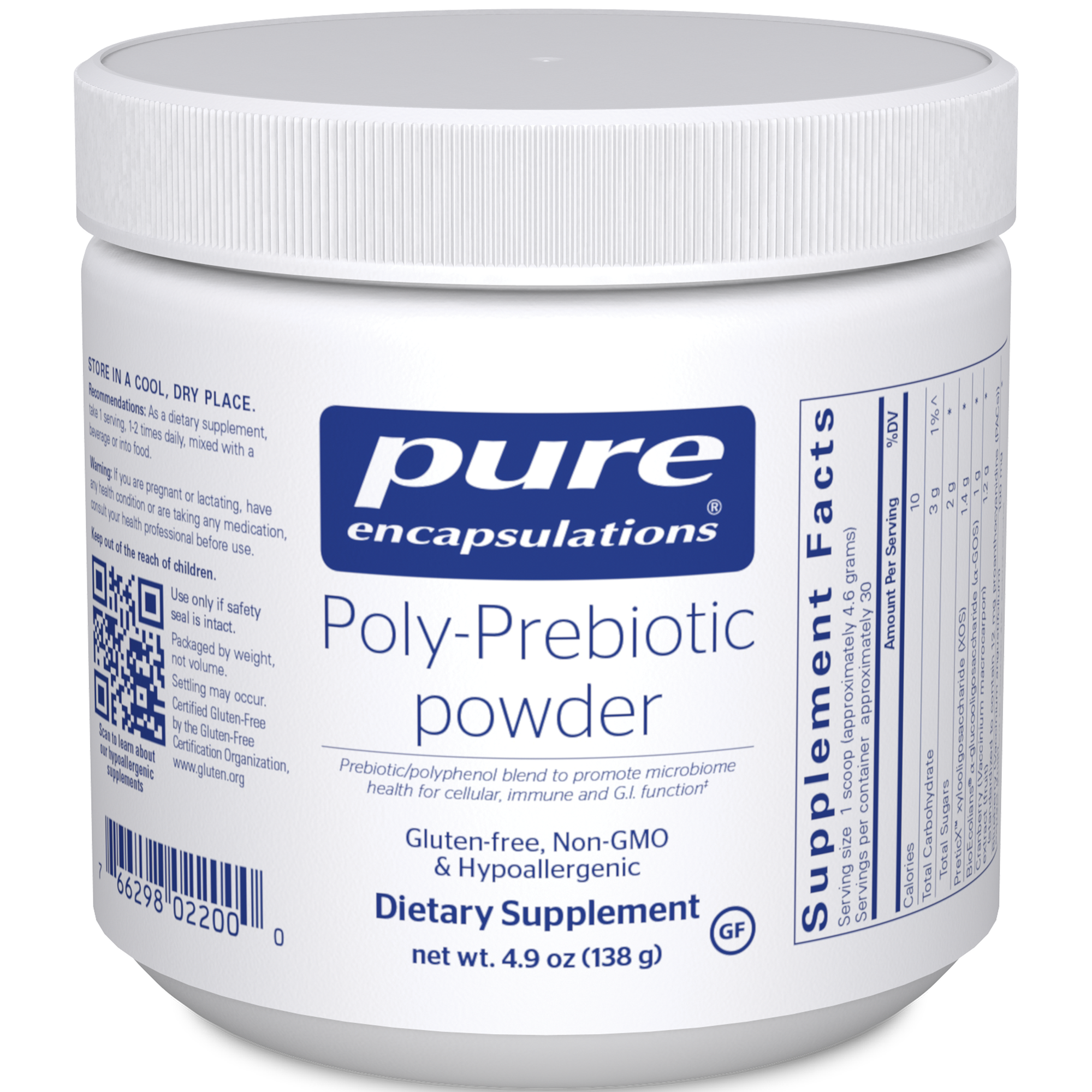 Prevpac Powder Poly-Prebiotic powder | P22000 | Pure Encapsulations