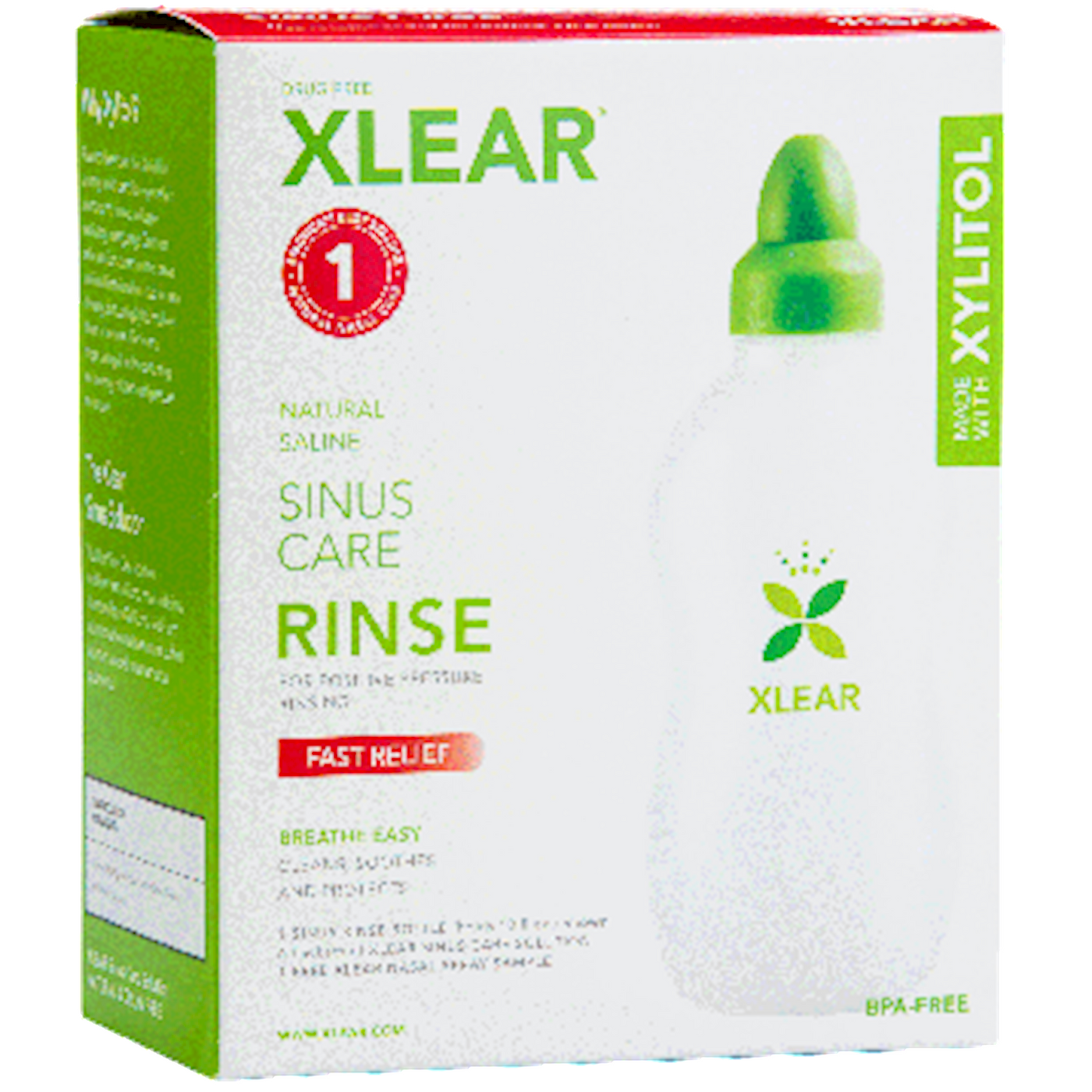 Xlear Sinus Netirinse Bottle plus 6 pkts Curated Wellness