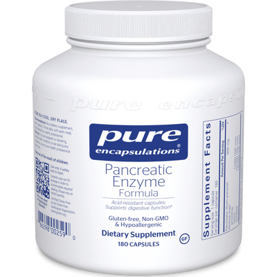 Pancreatic Enzyme Formula 180 vcaps Curated Wellness
