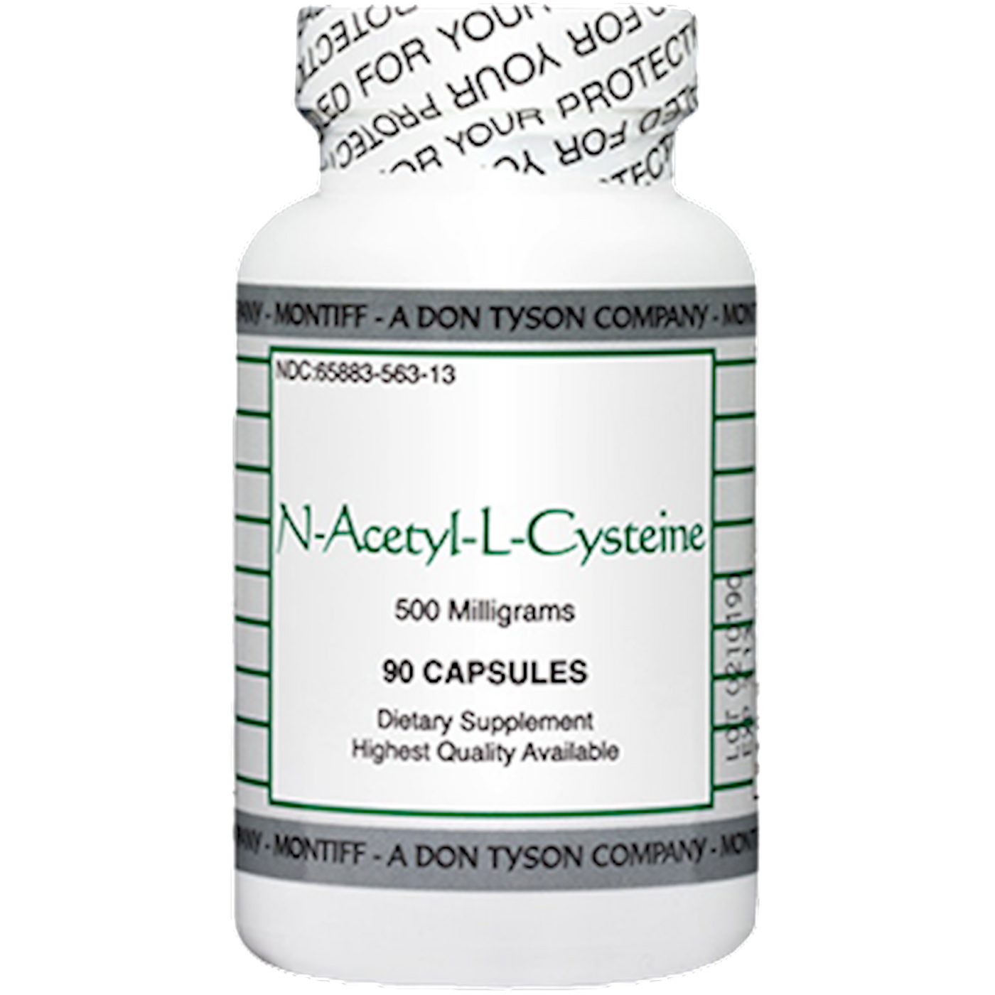 N-Acetyl-L-Cysteine 500 mg  Curated Wellness