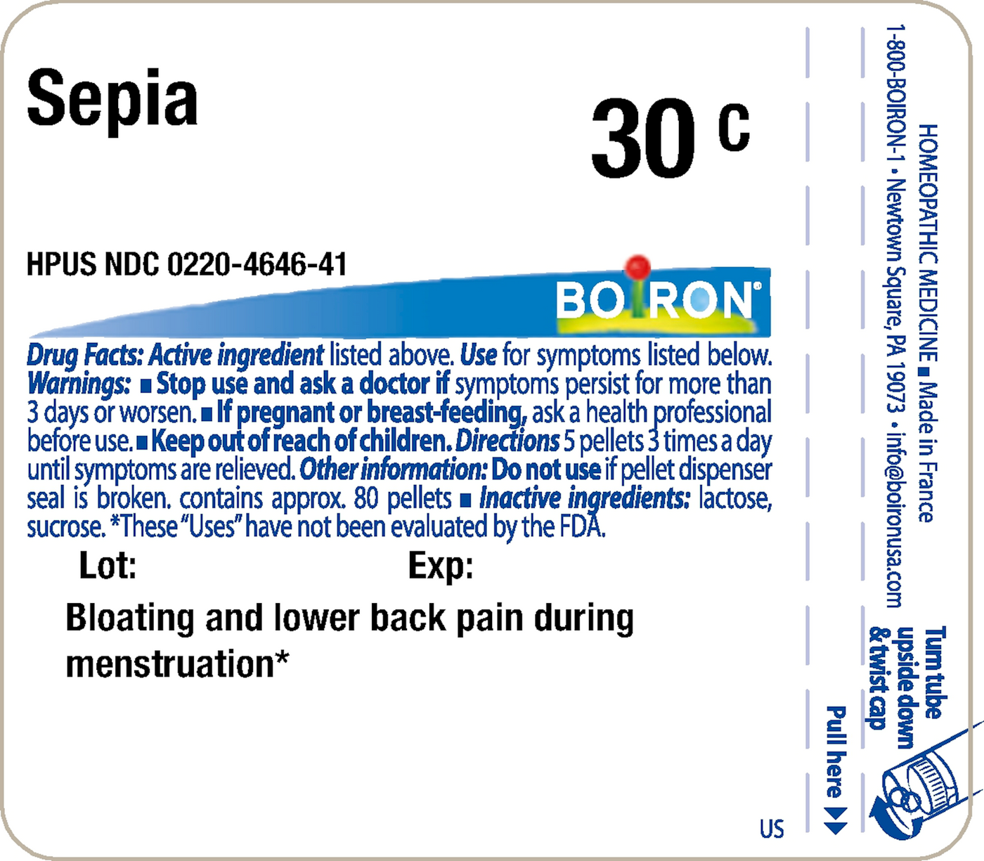 Sepia 30C 80 plts Curated Wellness
