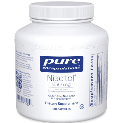 Niacitol 650 180 caps Curated Wellness