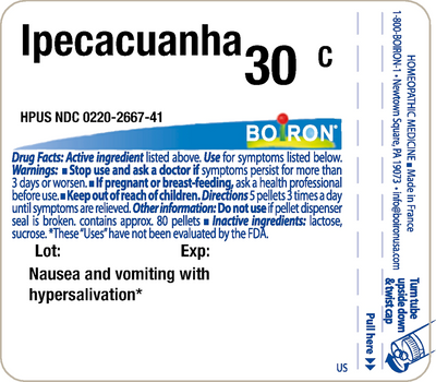 Ipecacuanha 30C 80 plts Curated Wellness