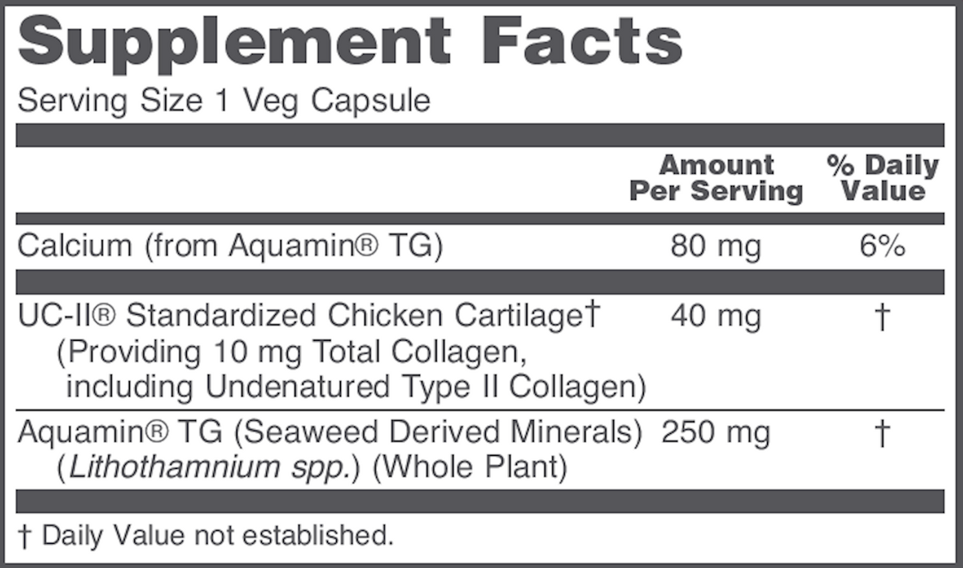 Joint-UC Type II Collagen 40 mg 60 caps Curated Wellness