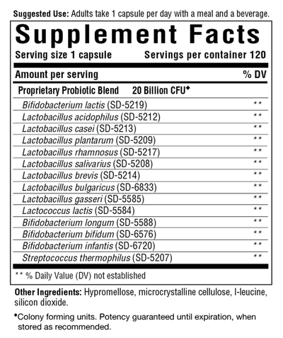 Flora 20-14 Ultra Strength  Curated Wellness