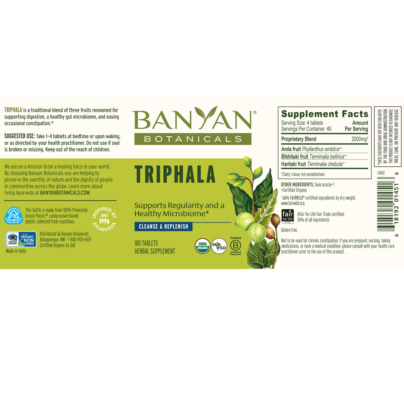 Triphala, Organic  Curated Wellness