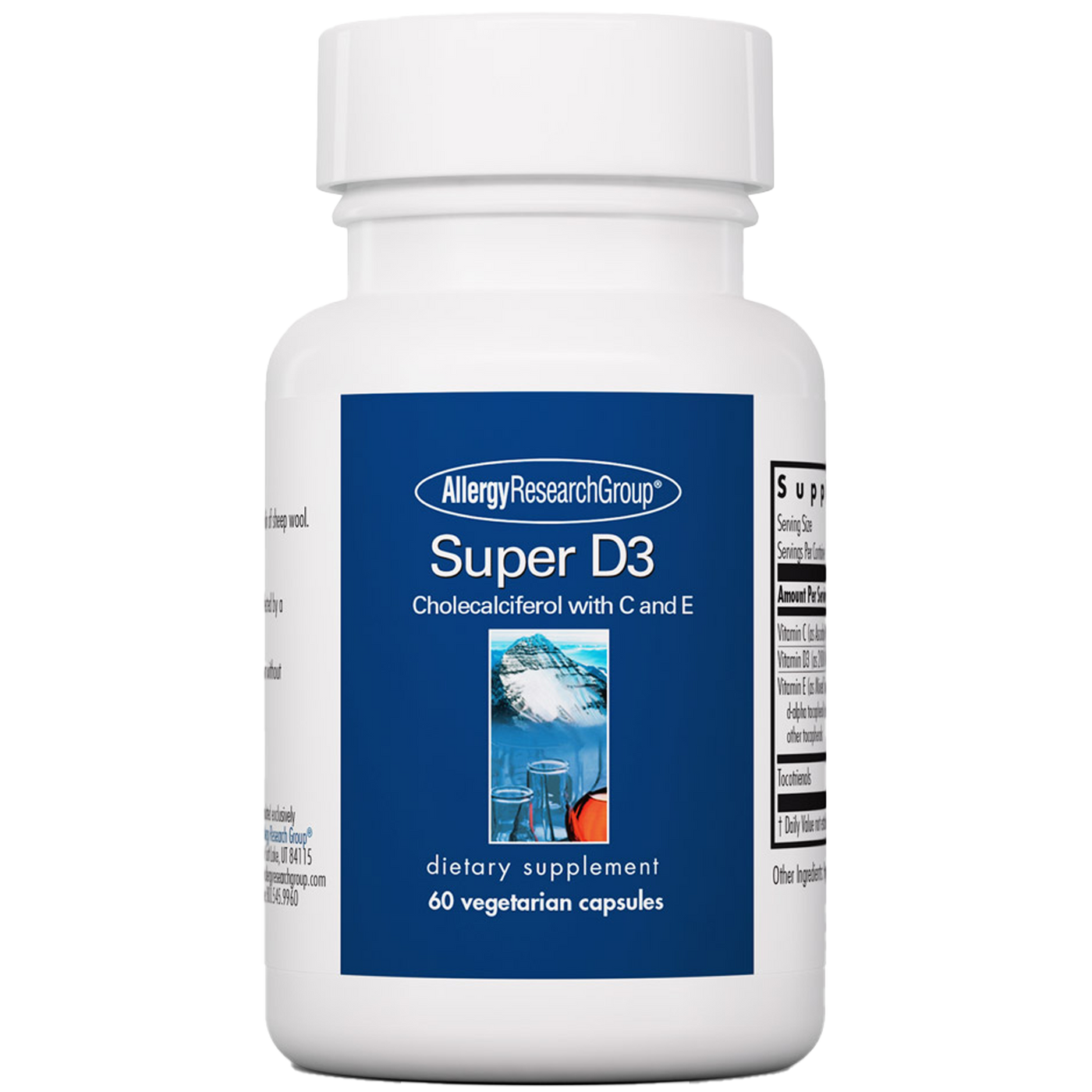 Super D3 60 vecaps Curated Wellness