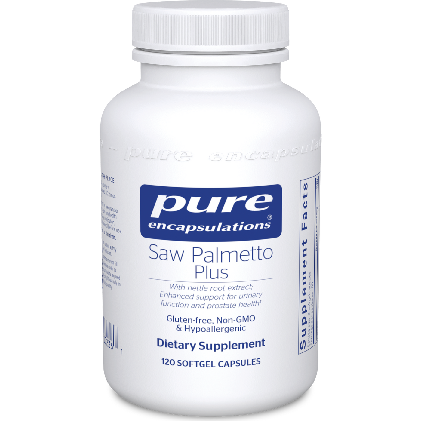 Saw Palmetto Plus 120 gels Curated Wellness