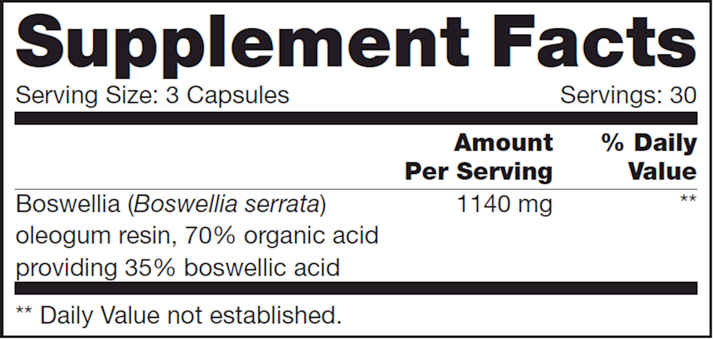 Boswellia SAP  Curated Wellness