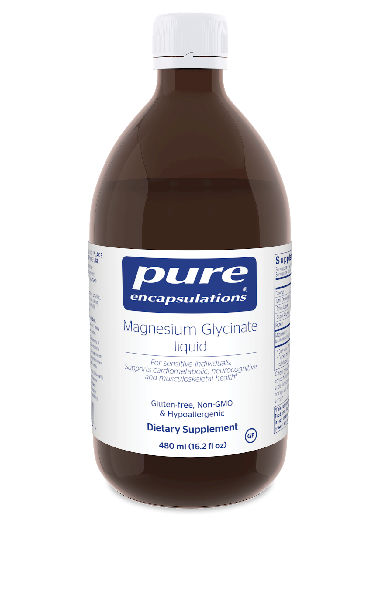 Magnesium Glycinate liquid 16.2 fl oz Curated Wellness