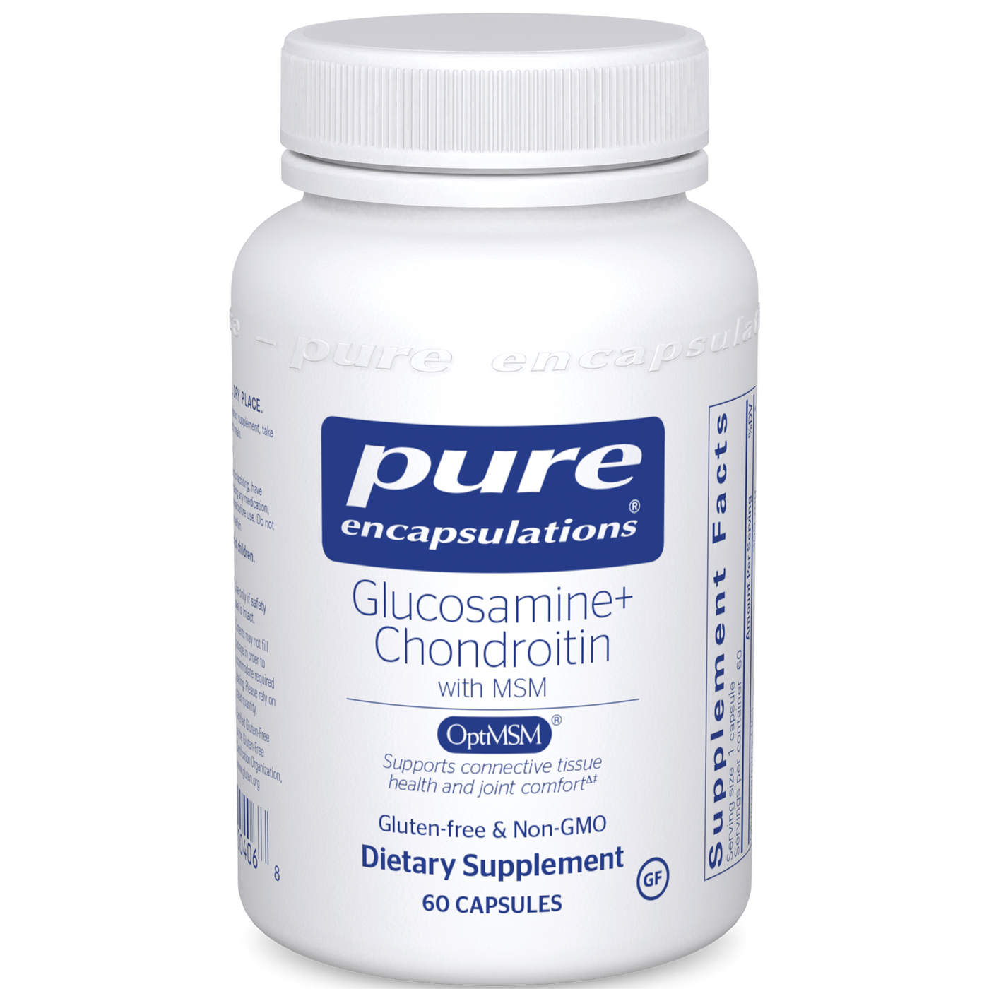 Glucosamine Chondroitin with MSM 60vcaps Curated Wellness