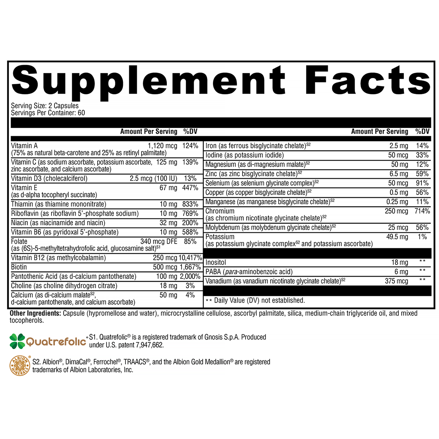 ActivNutrients 120 Capsules Curated Wellness