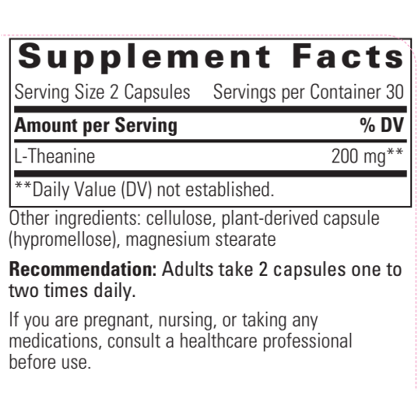 L-Theanine 200 mg  Curated Wellness