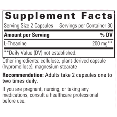 L-Theanine 200 mg  Curated Wellness