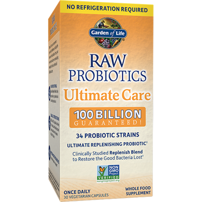 Raw Probiotics Ultimate Care ST 30vegcap Curated Wellness