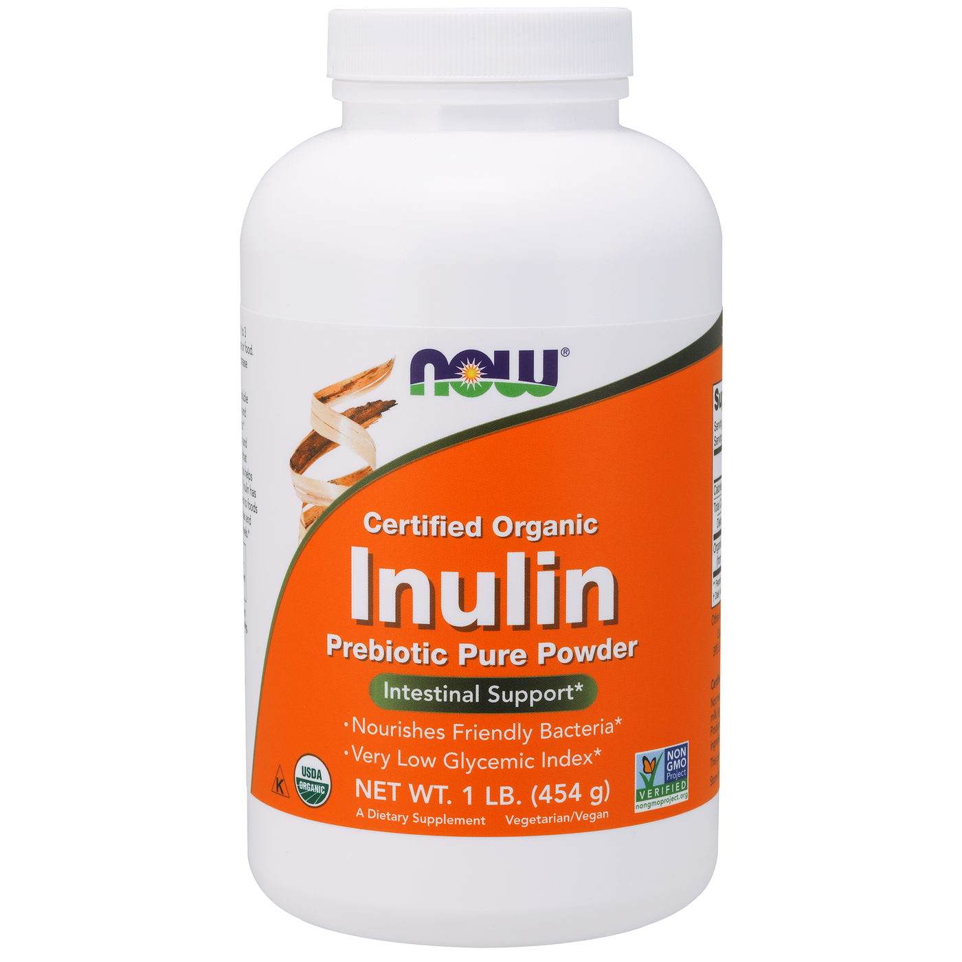 Inulin Prebiotic Pure Powder  Curated Wellness