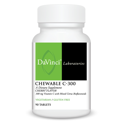 Chewable C-300 Cherry 90 tabs Curated Wellness