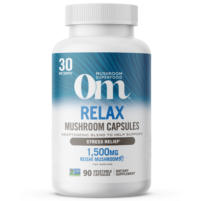 Relax Mushroom Capsules 90c Curated Wellness