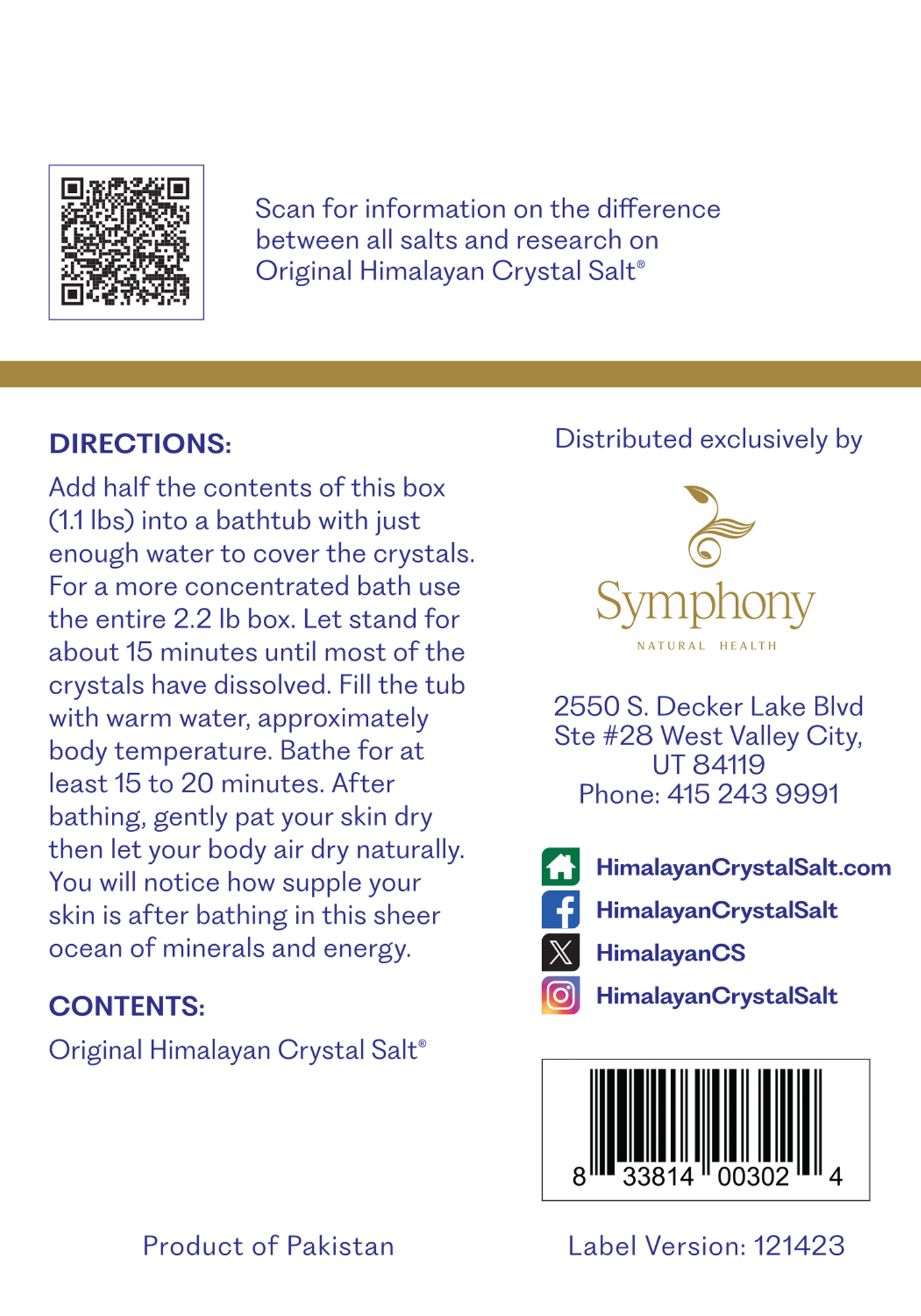 Himalayan Salt Bath Crystals  Curated Wellness