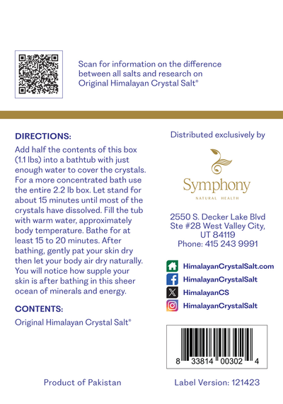 Himalayan Salt Bath Crystals  Curated Wellness