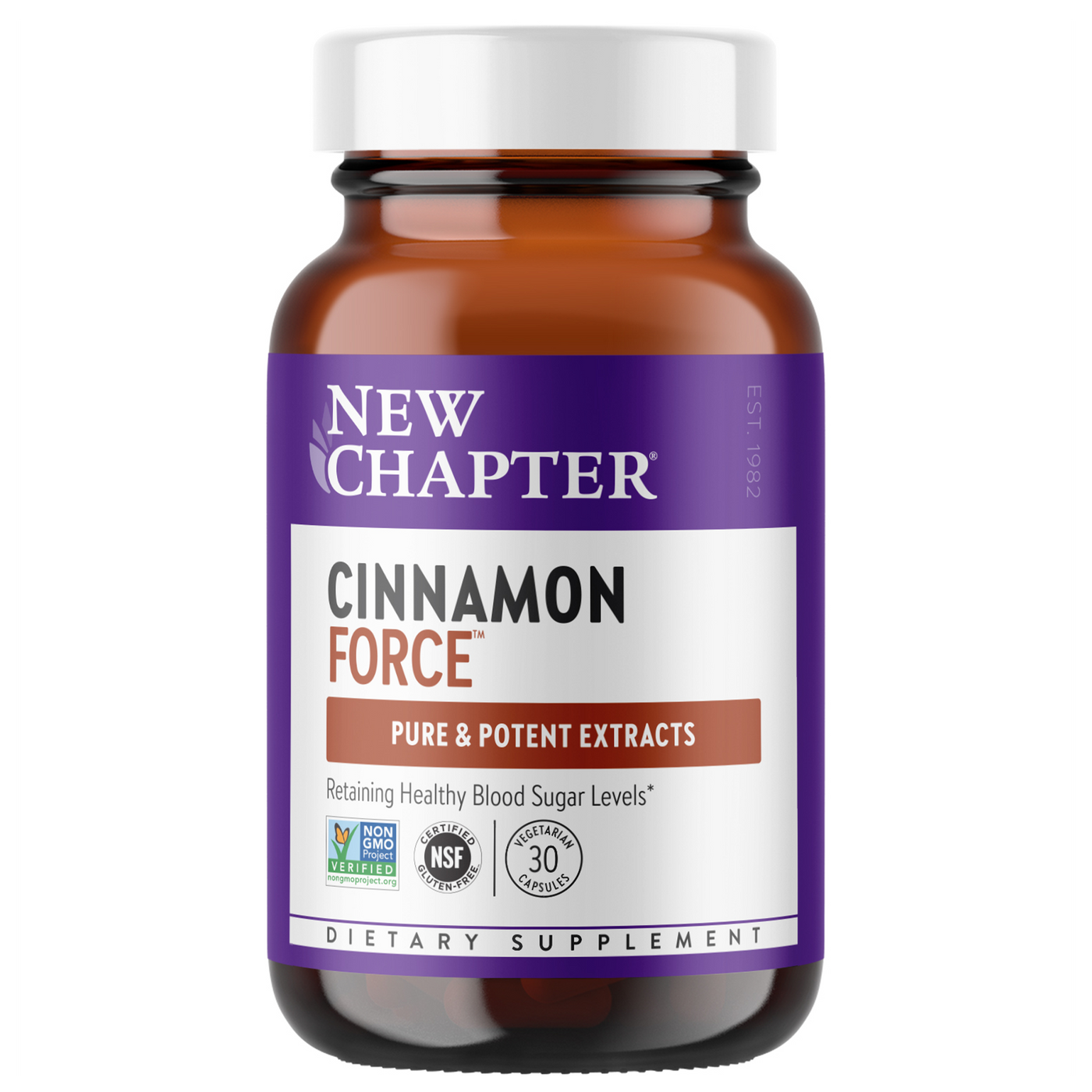 Cinnamon Force 30 liquid vegcaps Curated Wellness