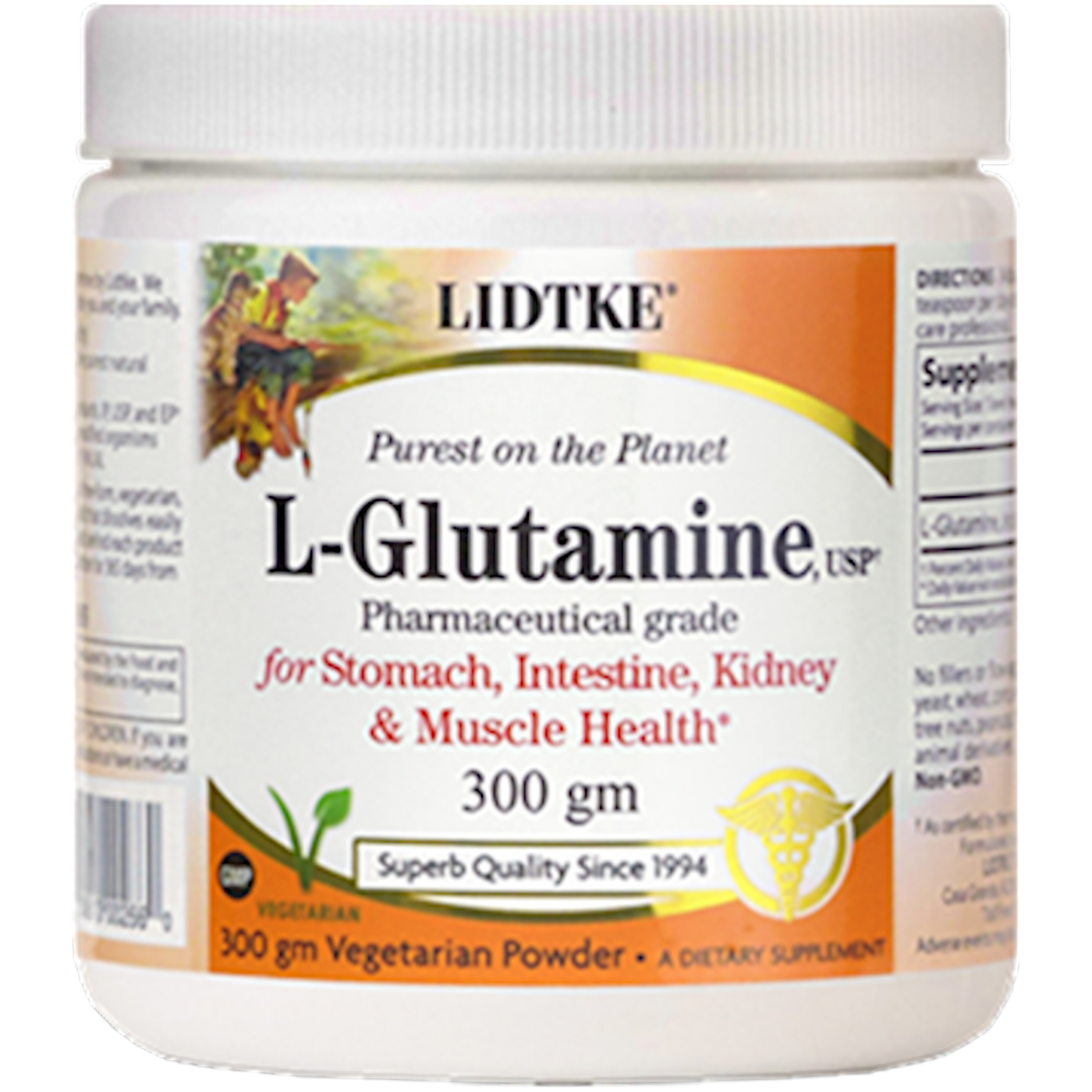 L-Glutamine Powder 300 g Curated Wellness