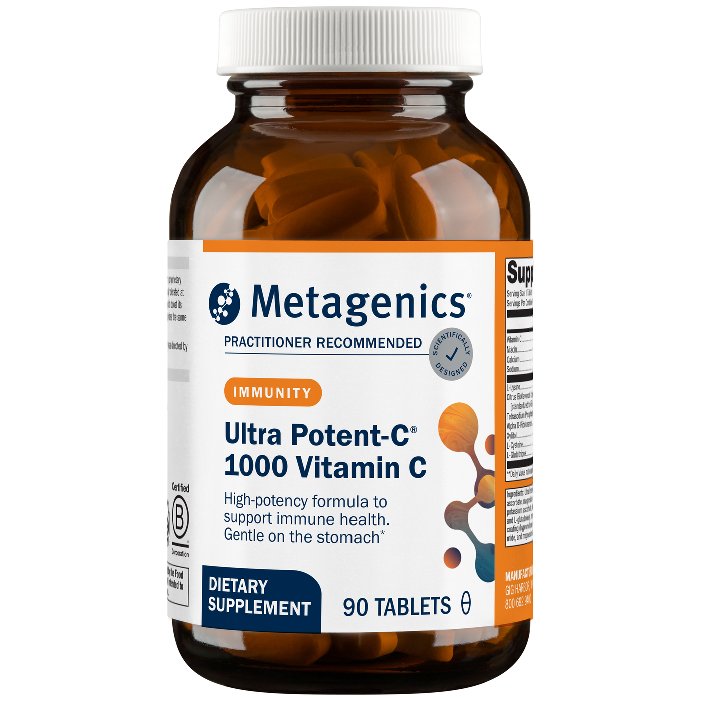 Ultra Potent-C® 1000 Vitamin C 90t Curated Wellness