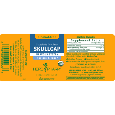 Skullcap Alcohol-Free  Curated Wellness