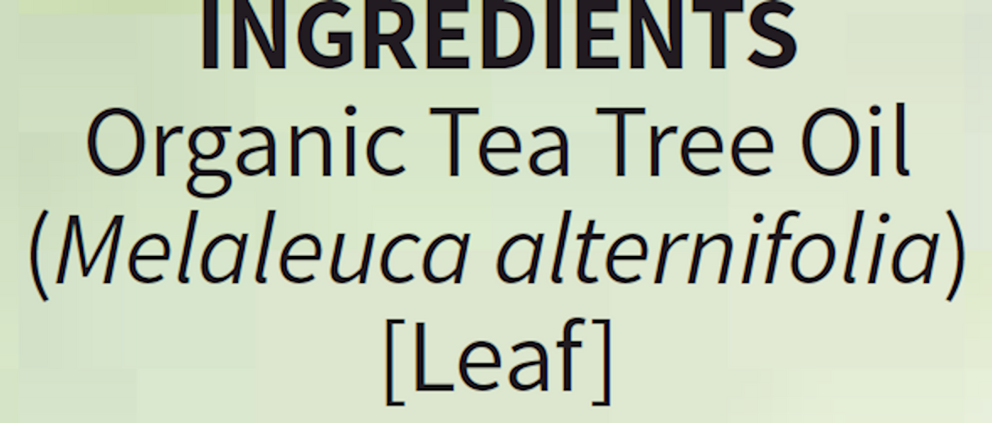 Tea Tree Organic Essential Oil .5 fl oz Curated Wellness