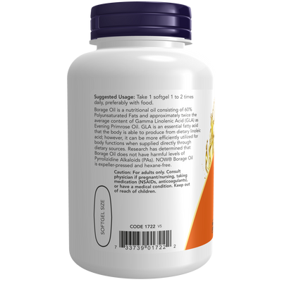 Borage Oil 1000 mg  Curated Wellness