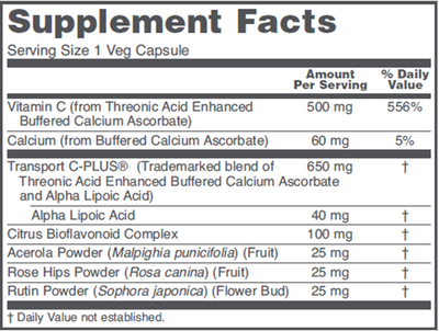 ProtoSorb C 500 100 vcaps Curated Wellness