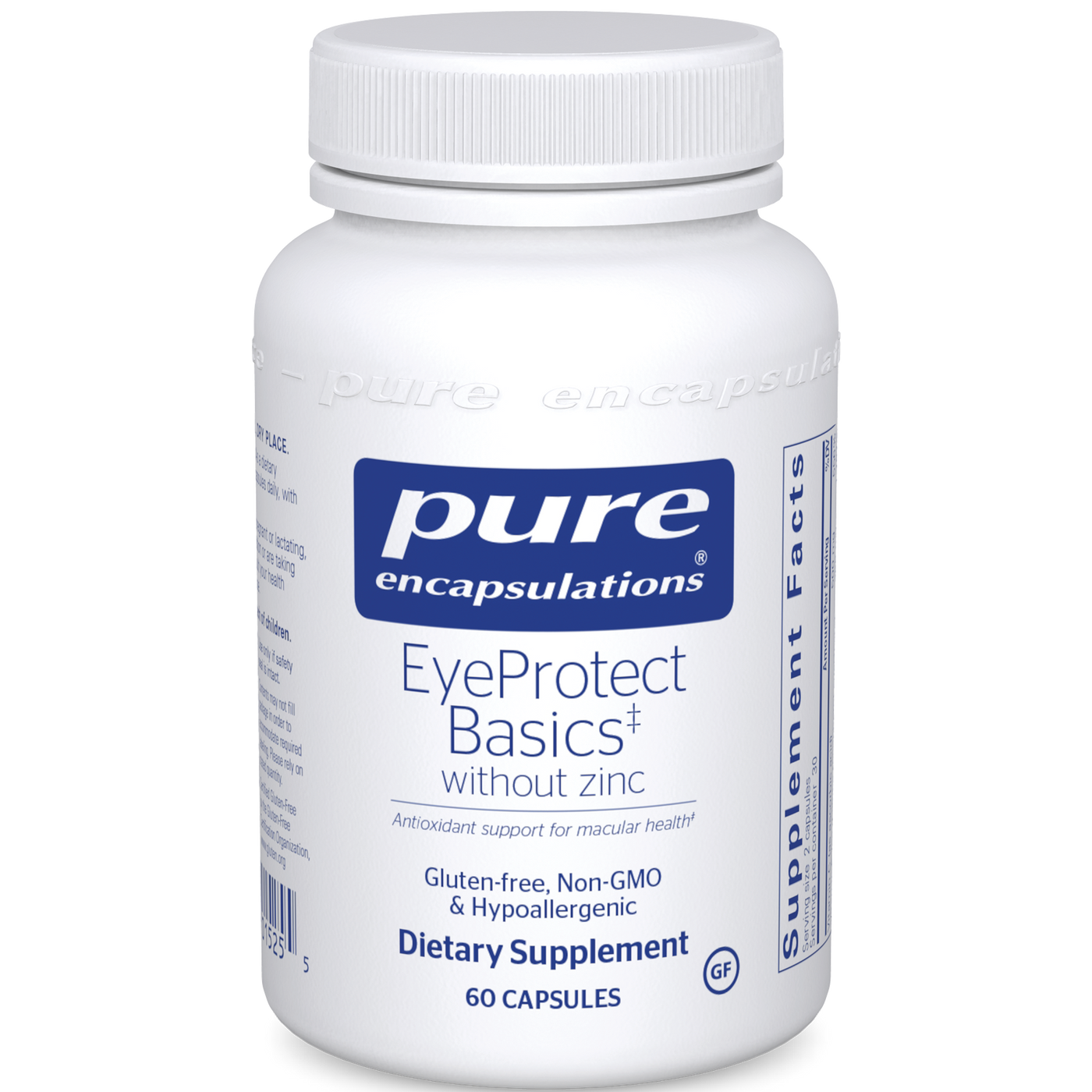 EyeProtect Basics (without zinc) 60 caps Curated Wellness