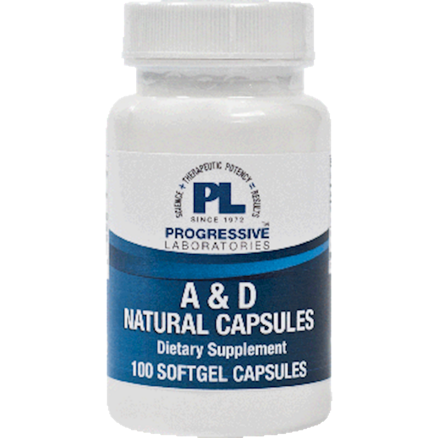 A & D Natural Capsules 100 gels Curated Wellness