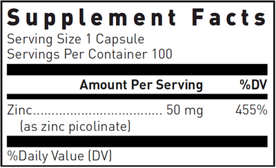 Zinc Picolinate  Curated Wellness