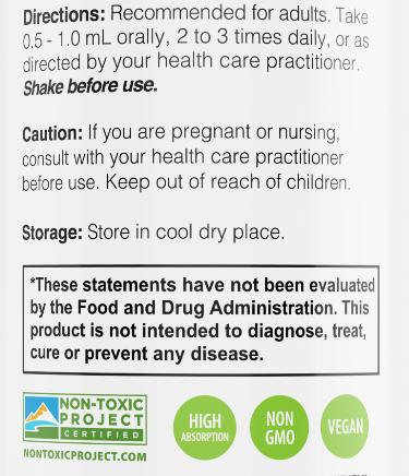 CytoDetox+ (CytoDetoxPlus) Zeolites Clinoptilolite with EDTA 1oz tincture