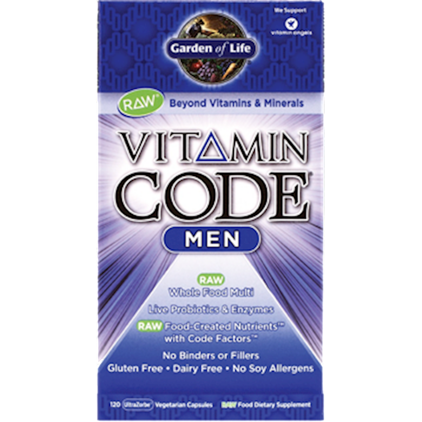 Vitamin Code Men 120 vcaps Curated Wellness