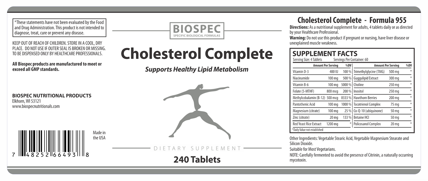 Cholesterol Complete  Curated Wellness