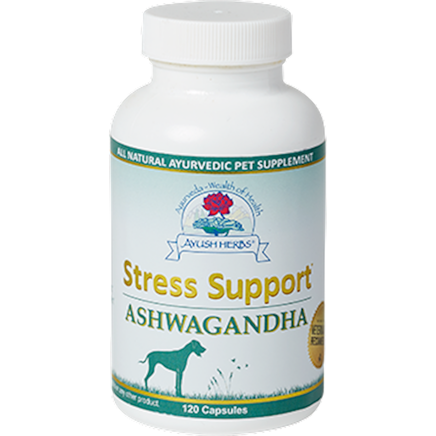 Stress Support Ashwagandha 120 caps Curated Wellness