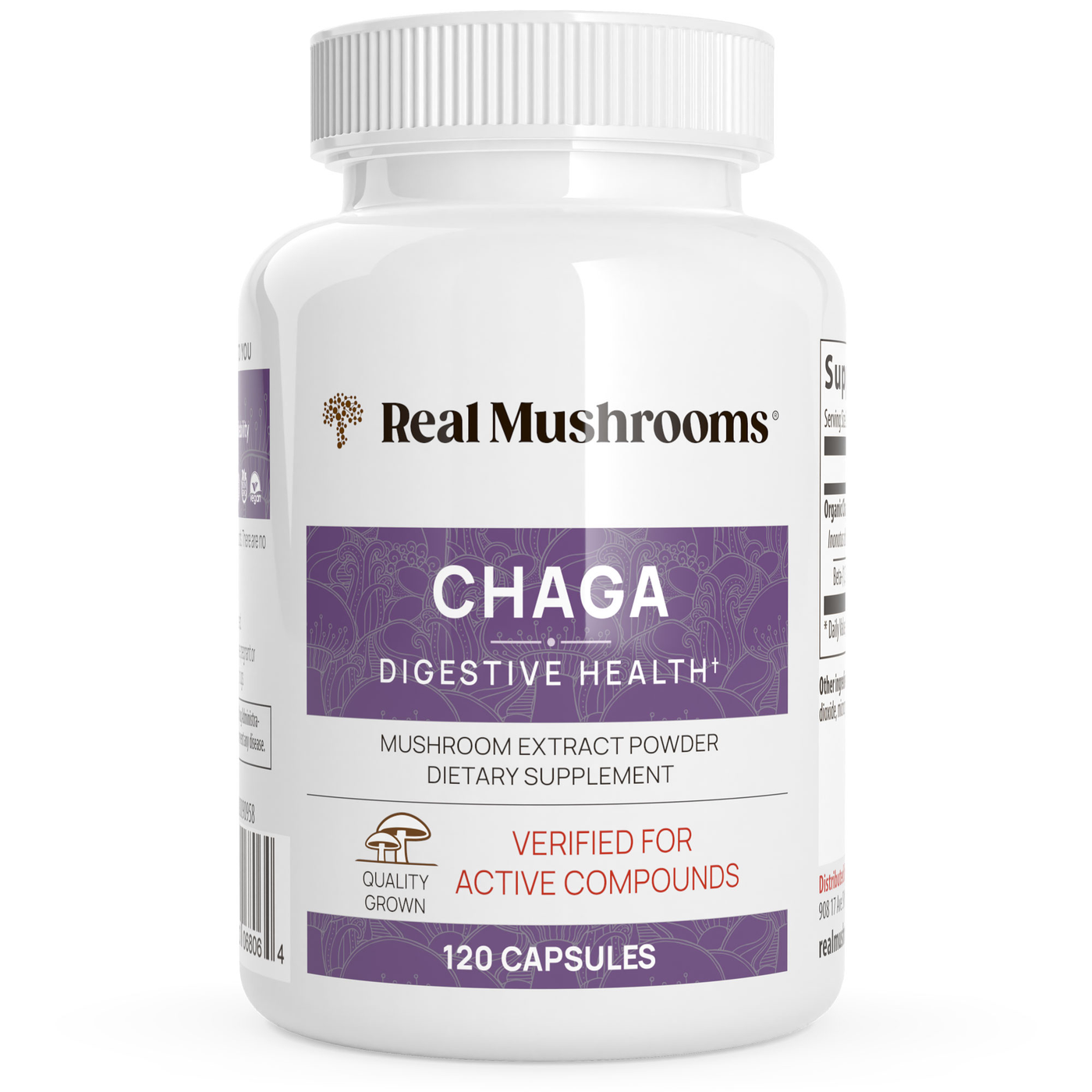 Chaga Extract Capsules 120c Curated Wellness