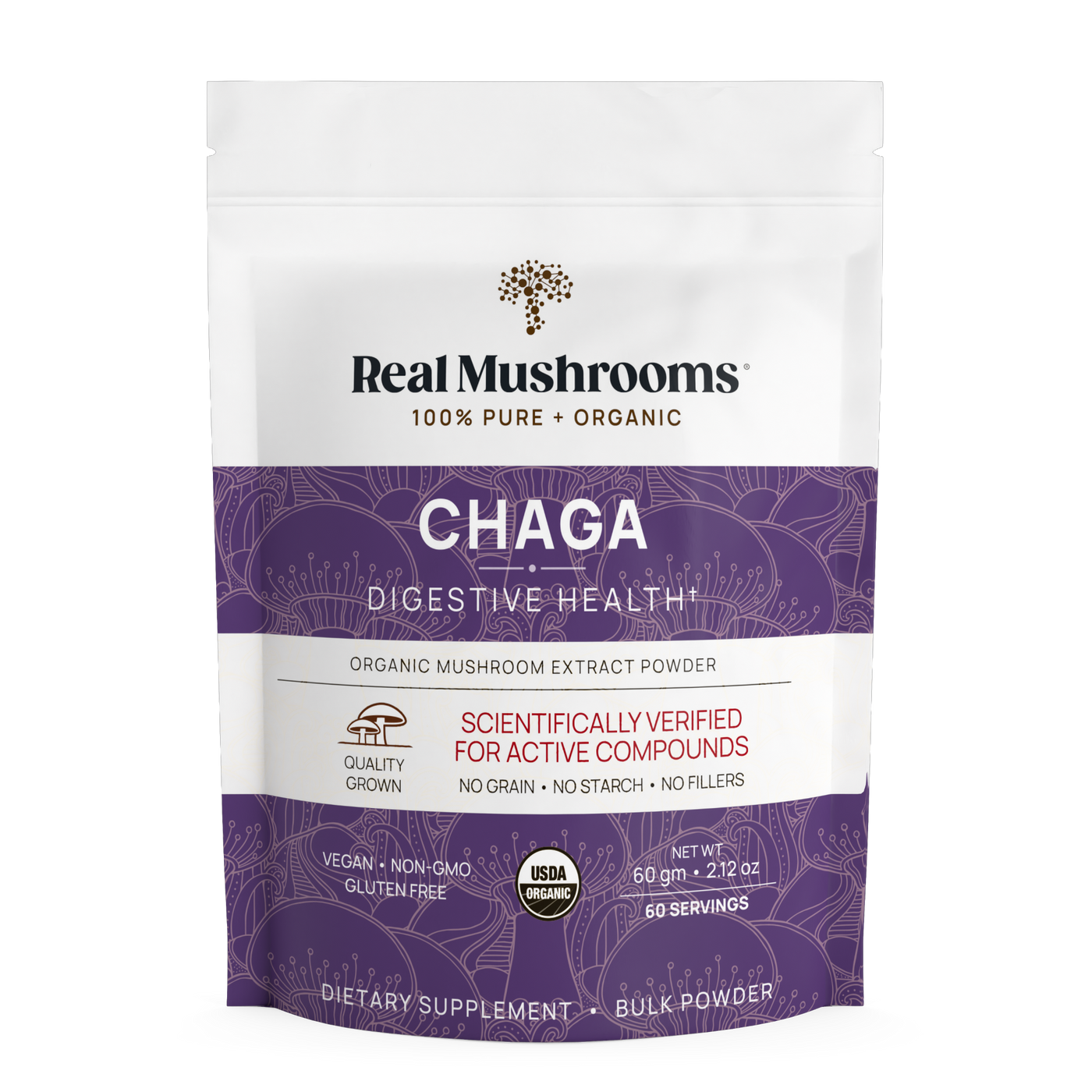 Chaga Extract Powder 60g Curated Wellness