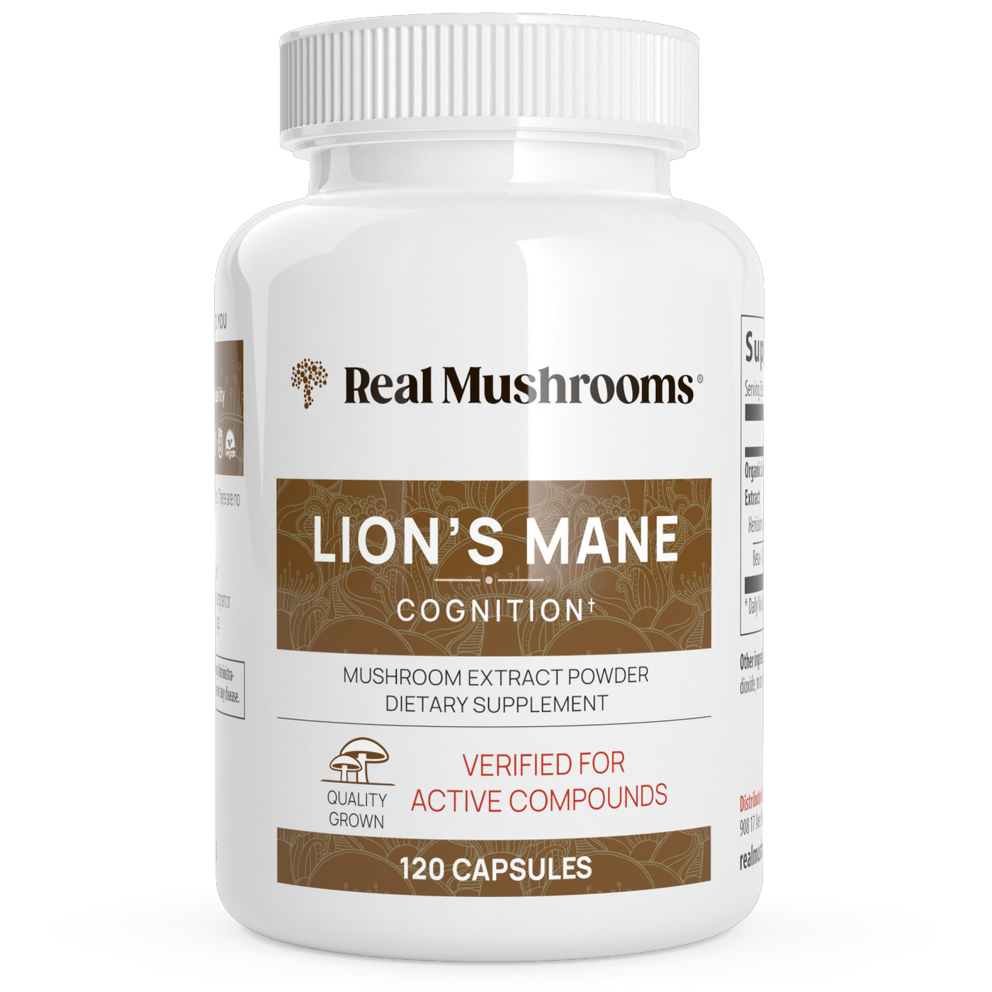 Lion's Mane Extract Capsules 120c Curated Wellness