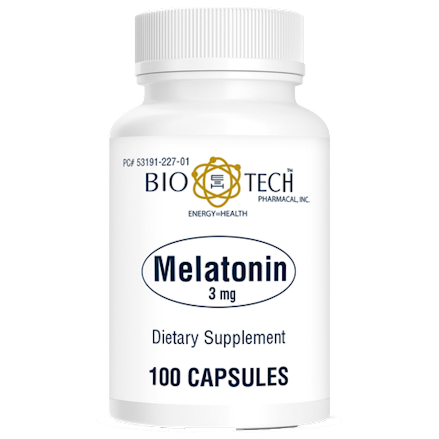 Melatonin 3 mg  Curated Wellness