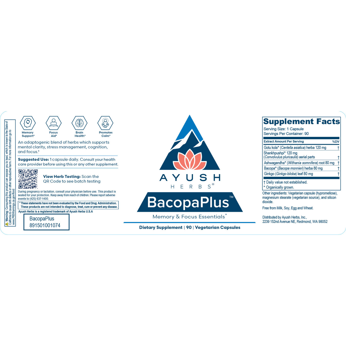 Bacopa Plus  Curated Wellness