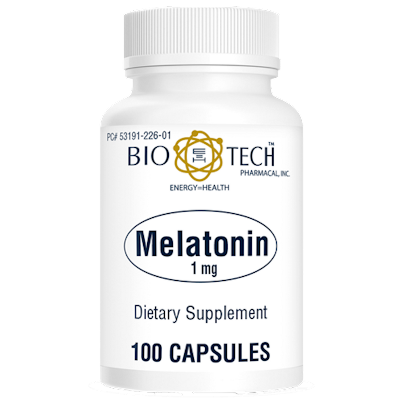 Melatonin 1 mg  Curated Wellness