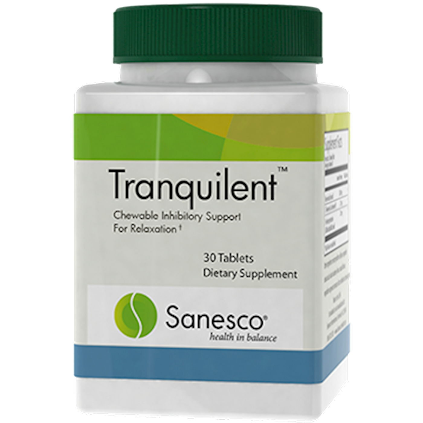 Tranquilent 30 chewable tablets Curated Wellness