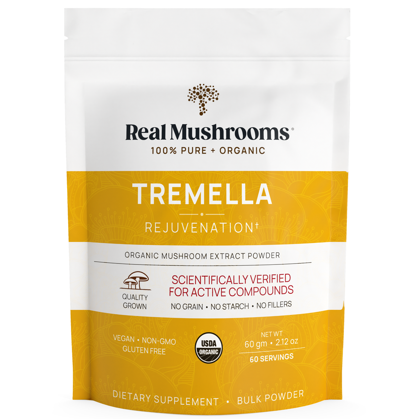 Tremella Mushroom Extract Powder 60g Curated Wellness