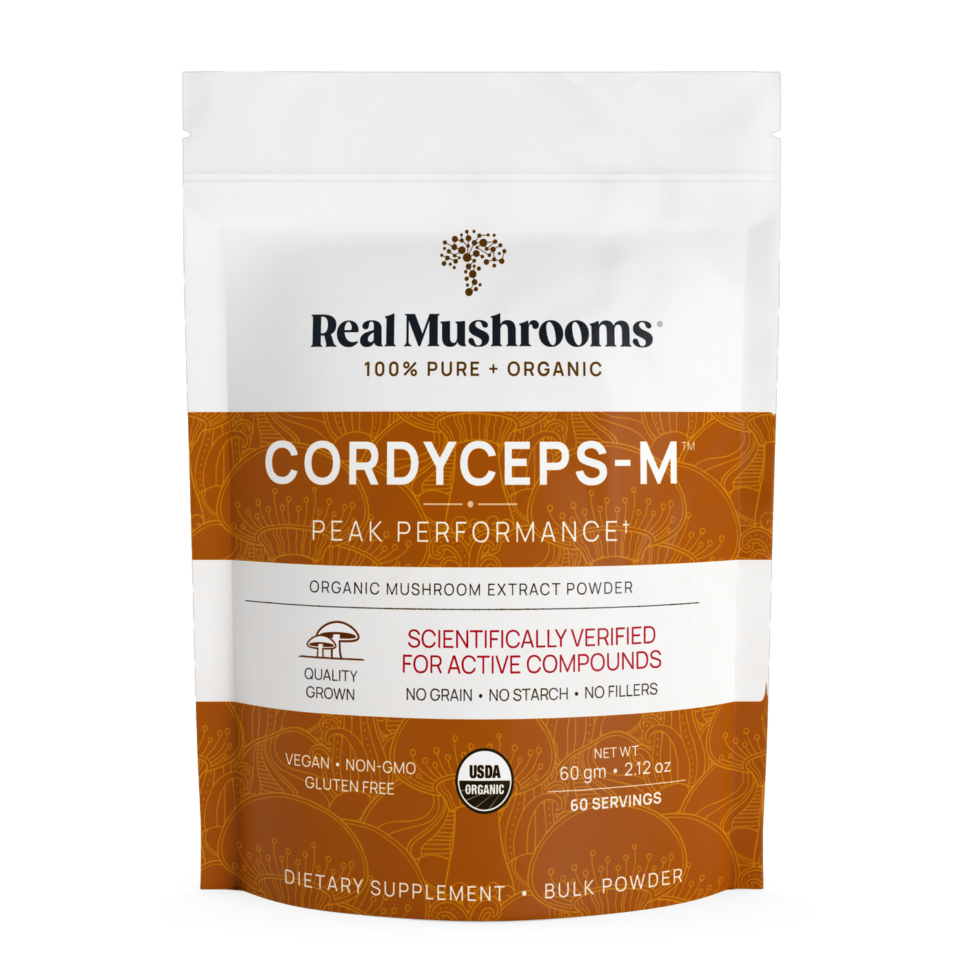 Cordyceps Mushroom Ext Pow 60g Curated Wellness